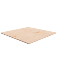Dessus de table carré 90x90x1,5 cm Bois chêne massif non traité | Mobilier & Déco