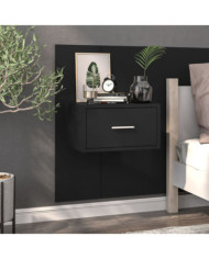 Table de chevet murale Noir | Mobilier & Déco