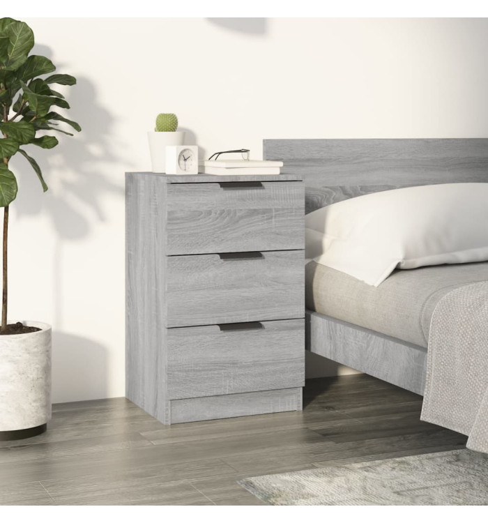 Table de chevet Sonoma gris 40x36x65 cm | Mobilier & Déco