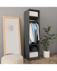 Garde-robe Gris brillant 50 x 50 x 200 cm Aggloméré | Mobilier & Déco