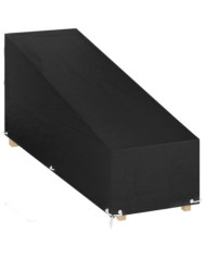 Housse de chaise longue 12 œillets 205x75x40/70 cm polyéthylène | Mobilier & Déco