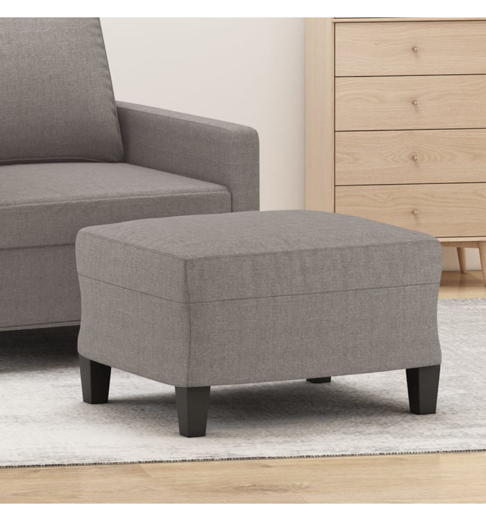 Repose-pied Taupe 60x50x41 cm Tissu | Mobilier & Déco