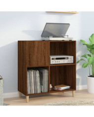 Armoire à disques chêne marron 84,5x38x89 cm bois d'ingénierie | Mobilier & Déco