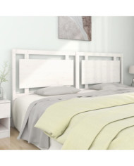 Tête de lit Blanc 205,5x4x100 cm Bois massif de pin | Mobilier & Déco