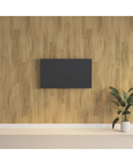 Panneaux muraux Aspect bois Marron PVC 2,06 m² | Mobilier & Déco