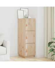Buffet haut 34x40x108,5 cm Bois massif de pin | Mobilier & Déco