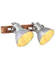 Lampe murale industrielle Argenté 45x25 cm E27 | Mobilier & Déco