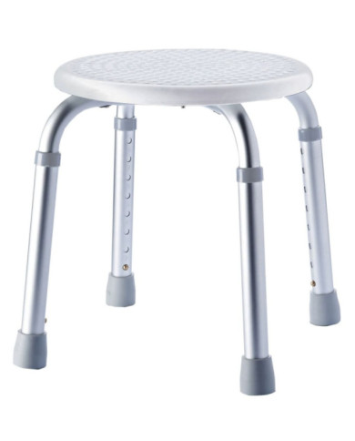 RIDDER Tabouret de salle de bain rond Blanc 110 kg A00603101 | Mobilier & Déco