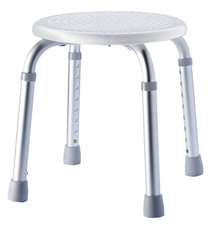 RIDDER Tabouret de salle de bain rond Blanc 110 kg A00603101 | Mobilier & Déco