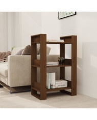 Bibliothèque/Cloison Marron miel 60x35x91 cm Bois massif | Mobilier & Déco