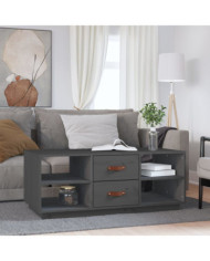 Table basse Gris 100x50x41 cm Bois massif de pin | Mobilier & Déco