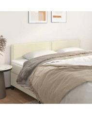 Têtes de lit 2 pcs Crème 80x5x78/88 cm Similicuir | Mobilier & Déco