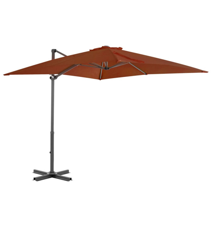 Parasol de jardin en porte-à-faux avec mât en aluminium | Mobilier & Déco