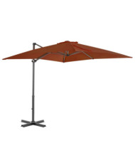 Parasol de jardin en porte-à-faux avec mât en aluminium | Mobilier & Déco