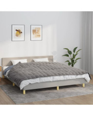 Couverture lestée Gris 155x220 cm 11 kg Tissu | Mobilier & Déco