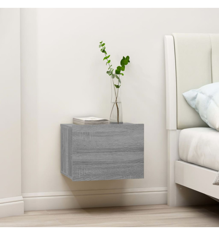 Tables de chevet 2 pcs Sonoma gris 40x30x30cm Bois d'ingénierie | Mobilier & Déco