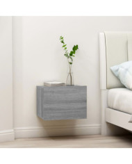 Tables de chevet 2 pcs Sonoma gris 40x30x30cm Bois d'ingénierie | Mobilier & Déco