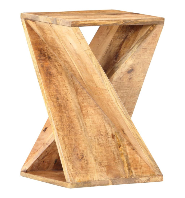 Table d'appoint 35x35x55 cm Bois de manguier massif | Mobilier & Déco