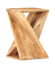 Table d'appoint 35x35x55 cm Bois de manguier massif | Mobilier & Déco