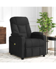 Fauteuil inclinable Noir Tissu | Mobilier & Déco