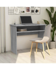 Bureau Sonoma gris 90x50x74 cm Bois d'ingénierie | Mobilier & Déco