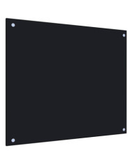 Dosseret de cuisine Noir 70x60 cm Verre trempé | Mobilier & Déco