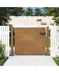 Portail de jardin 105x80 cm acier corten | Mobilier & Déco