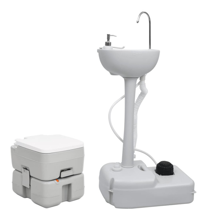 Ensemble de toilette et support de lavage des mains de camping | Mobilier & Déco