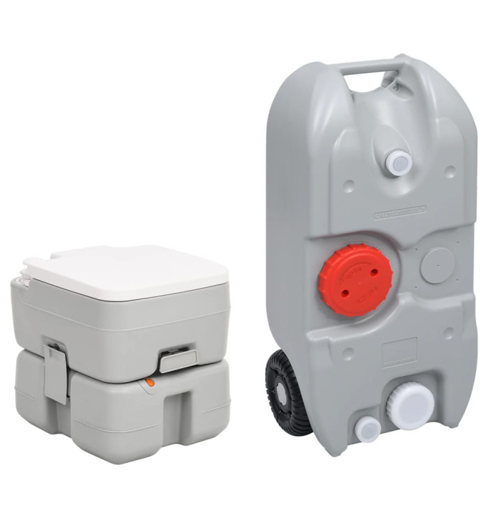 Ensemble de toilette et réservoir d'eau de camping portable | Mobilier & Déco