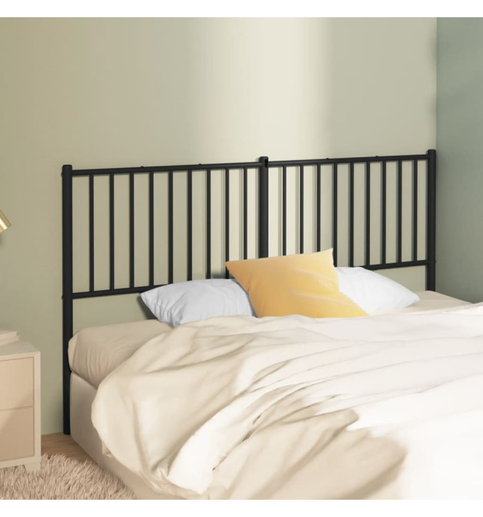 Tête de lit métal noir 160 cm | Mobilier & Déco