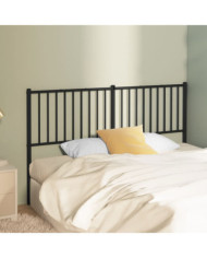 Tête de lit métal noir 160 cm | Mobilier & Déco