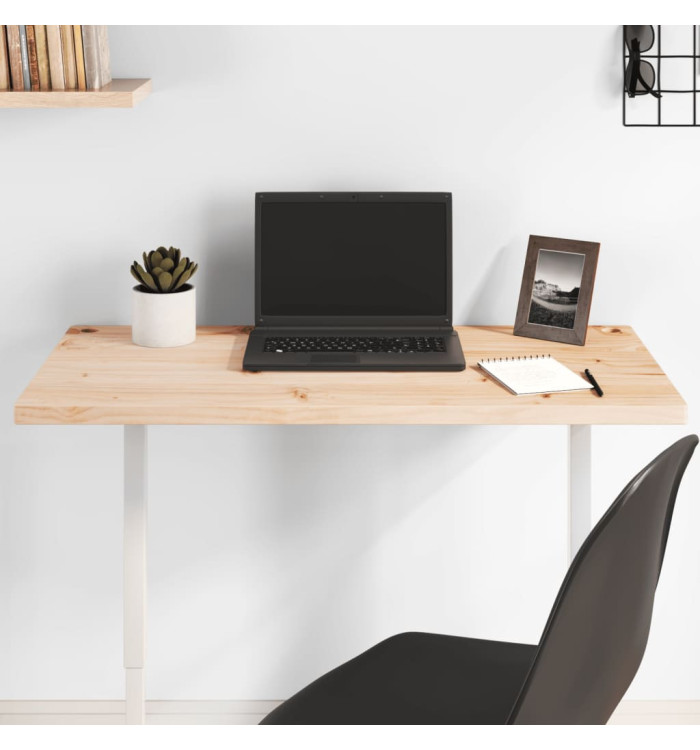 Dessus de bureau 80x40x2,5 cm bois massif de pin | Mobilier & Déco