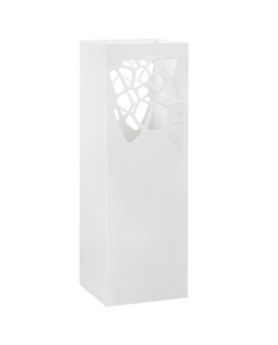 Porte-parapluie Pierres Acier Blanc | Mobilier & Déco