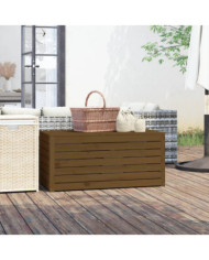 Boîte de jardin marron miel 101x50,5x46,5 cm bois massif de pin | Mobilier & Déco