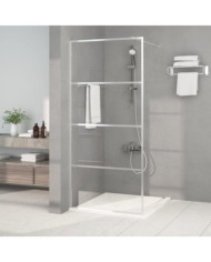 Paroi de douche Argenté 90x195 cm Verre ESG transparent | Mobilier & Déco