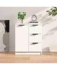 Buffet Blanc 60x30x70 cm Bois d'ingénierie | Mobilier & Déco