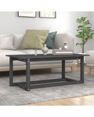 Table basse Gris 110x55x45 cm Bois massif de pin | Mobilier & Déco