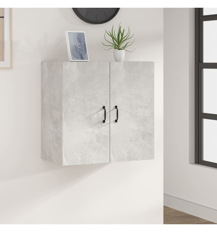 Armoire murale Gris béton 60x31x60 cm Bois d'ingénierie | Mobilier & Déco