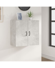 Armoire murale Gris béton 60x31x60 cm Bois d'ingénierie | Mobilier & Déco