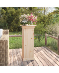Support à fleurs 40x40x90 cm Bois de pin solide | Mobilier & Déco