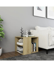 Table d'appoint chêne sonoma 50x50x45 cm bois d'ingénierie | Mobilier & Déco