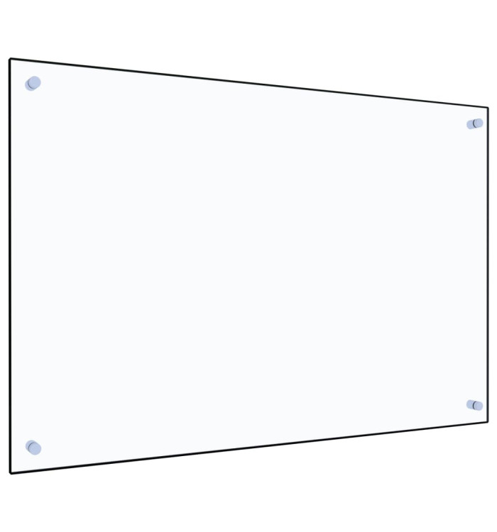 Dosseret de cuisine Transparent 90x60 cm Verre trempé | Mobilier & Déco