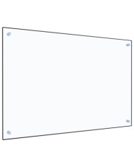 Dosseret de cuisine Transparent 90x60 cm Verre trempé | Mobilier & Déco
