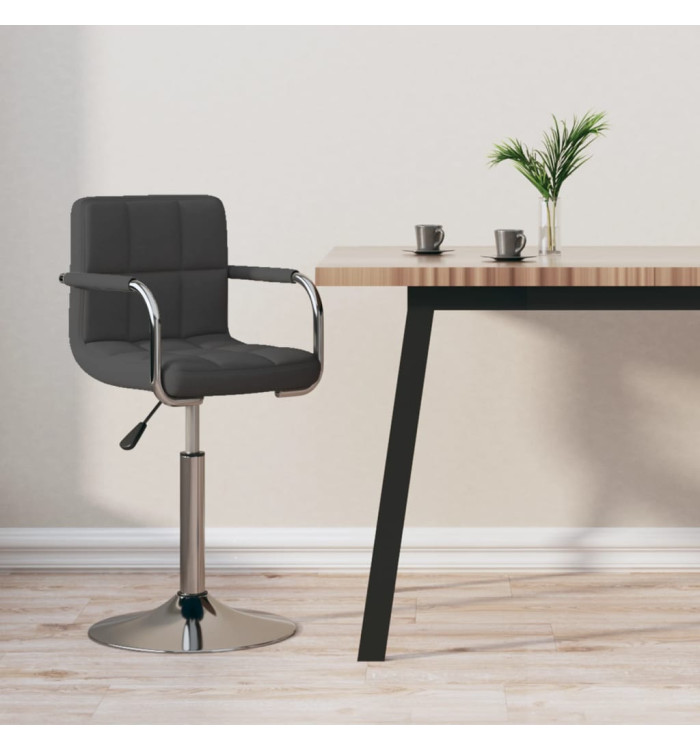 Tabouret de bar Gris foncé Tissu | Mobilier & Déco