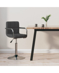 Tabouret de bar Gris foncé Tissu | Mobilier & Déco