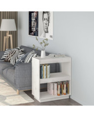 Bibliothèque Blanc 60x35x71 cm Bois de pin massif | Mobilier & Déco
