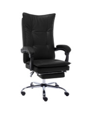 Chaise de bureau Noir Similicuir | Mobilier & Déco