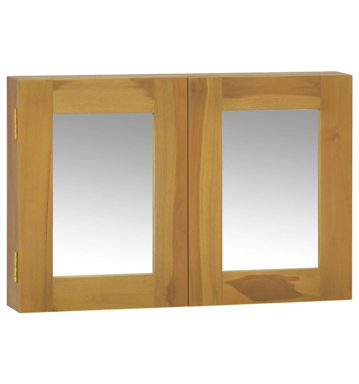 Armoire à miroir 60x10x40 cm Bois de teck solide | Mobilier & Déco