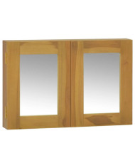 Armoire à miroir 60x10x40 cm Bois de teck solide | Mobilier & Déco