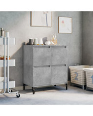 Buffet Gris béton 60x35x70 cm Bois d'ingénierie | Mobilier & Déco